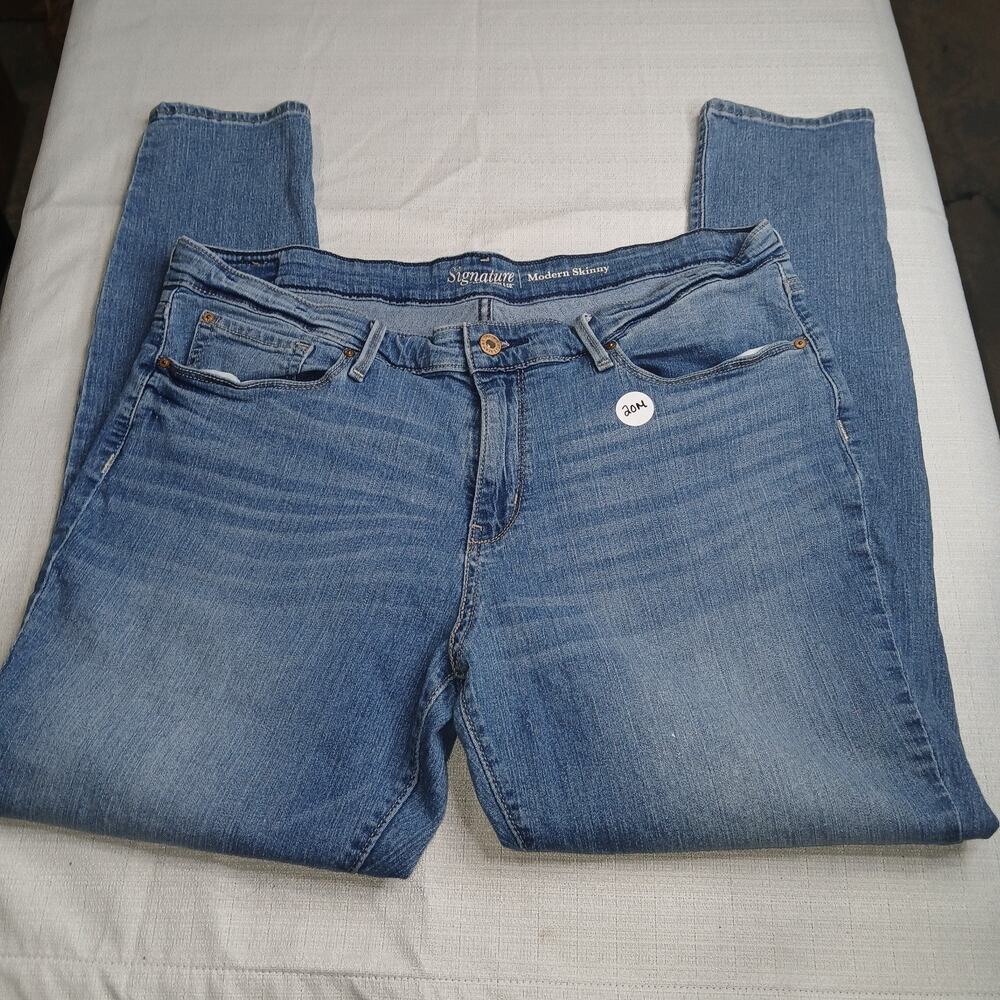Signature by Levi Strauss & Co. Modern Skinny Denim Jeans Women's 20M 35x30